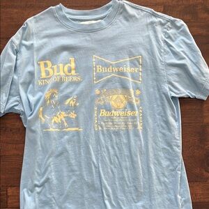 Budweiser Blue Graphic T-Shirt